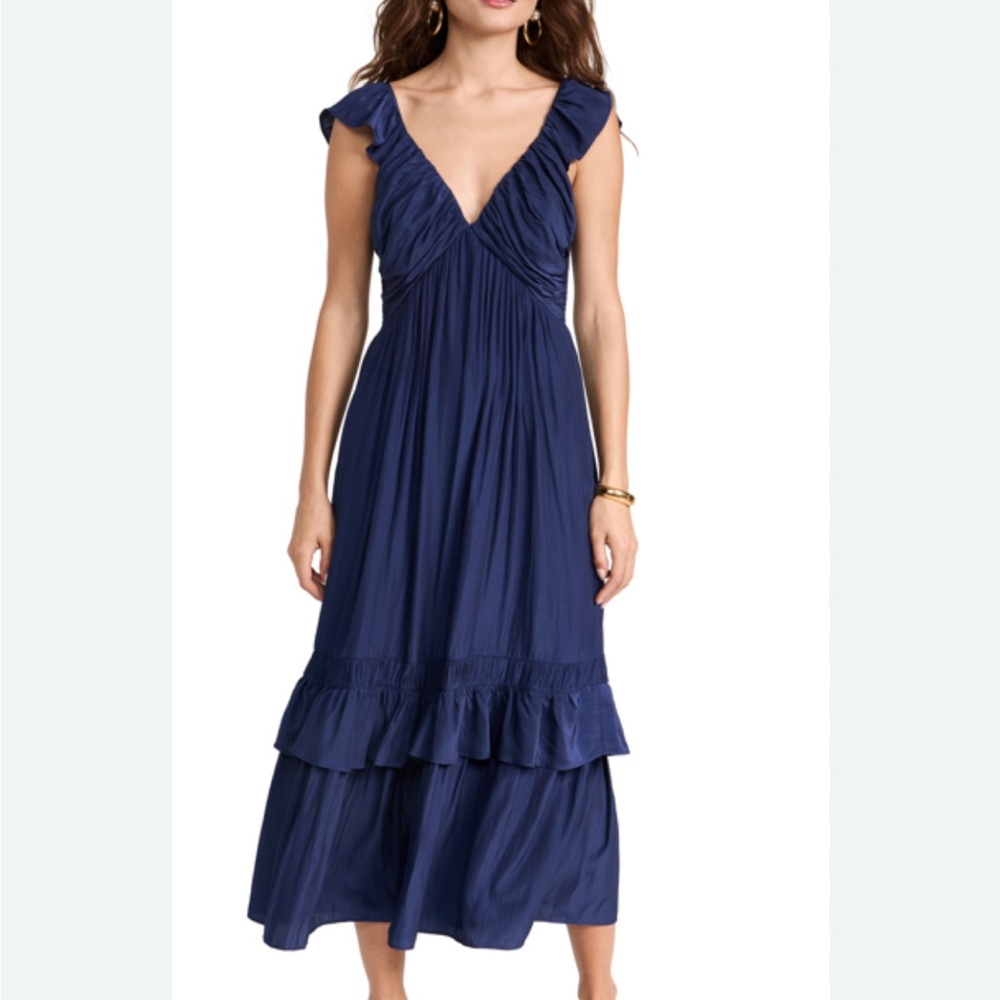 Ramy Brook Deep Blue Midi Dress